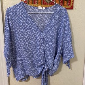 GAP Wrap shirt, semi crop